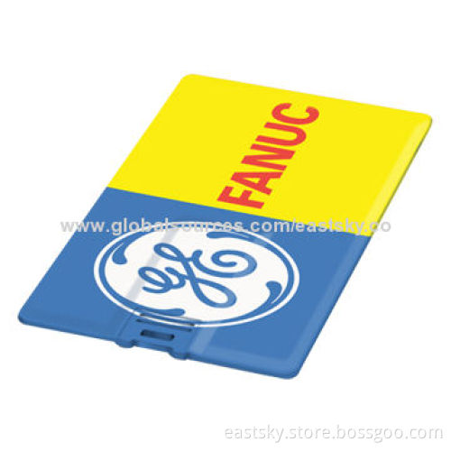 Custom Credit Card Style USB Drive with Deft Configuration, Shock-proof and Moisture-proof